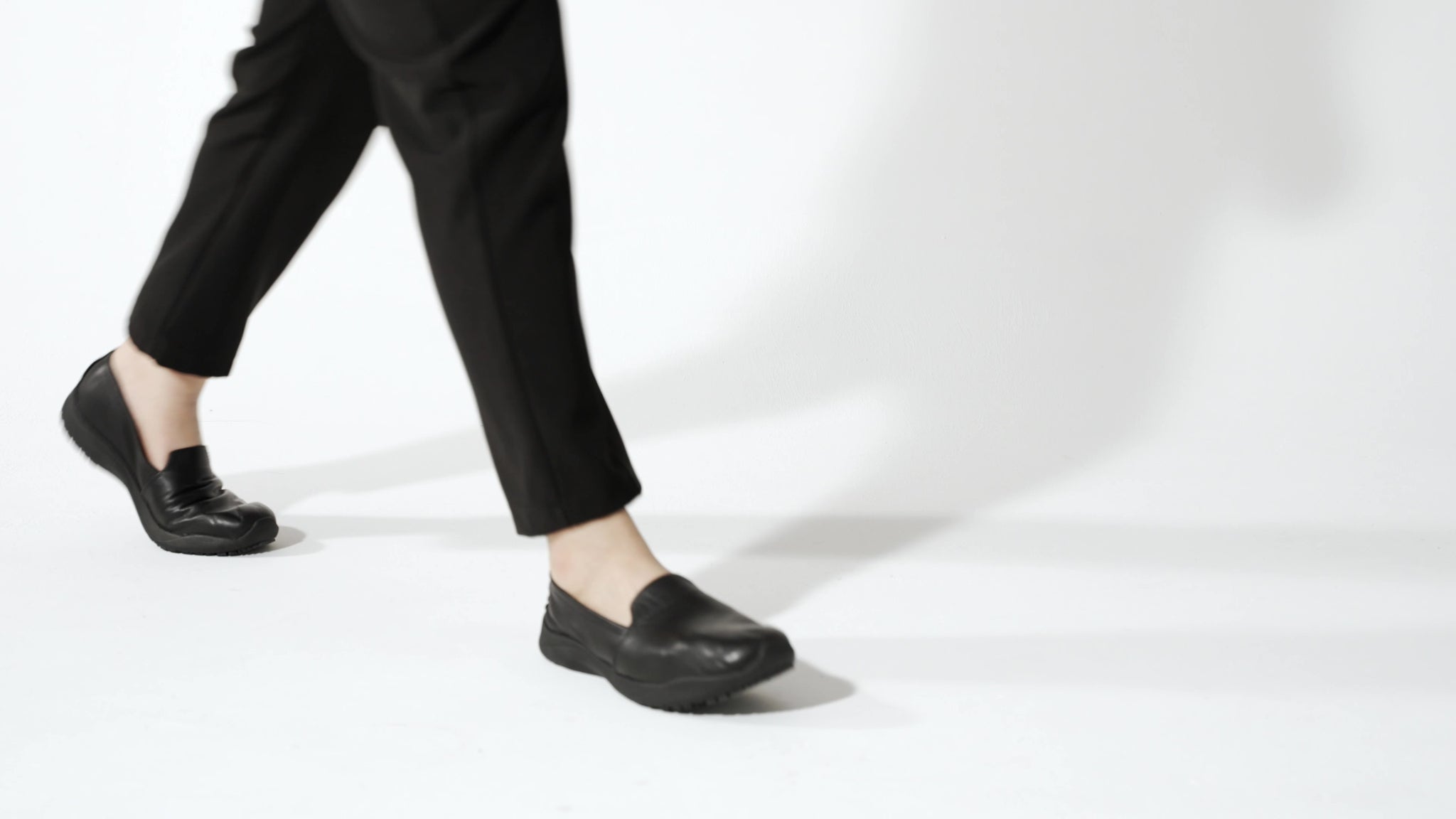 The Jasmine Black by Lila from Shoes for Crews are slip-resistant, casual, lightweight and water-resistant shoes, product video.
