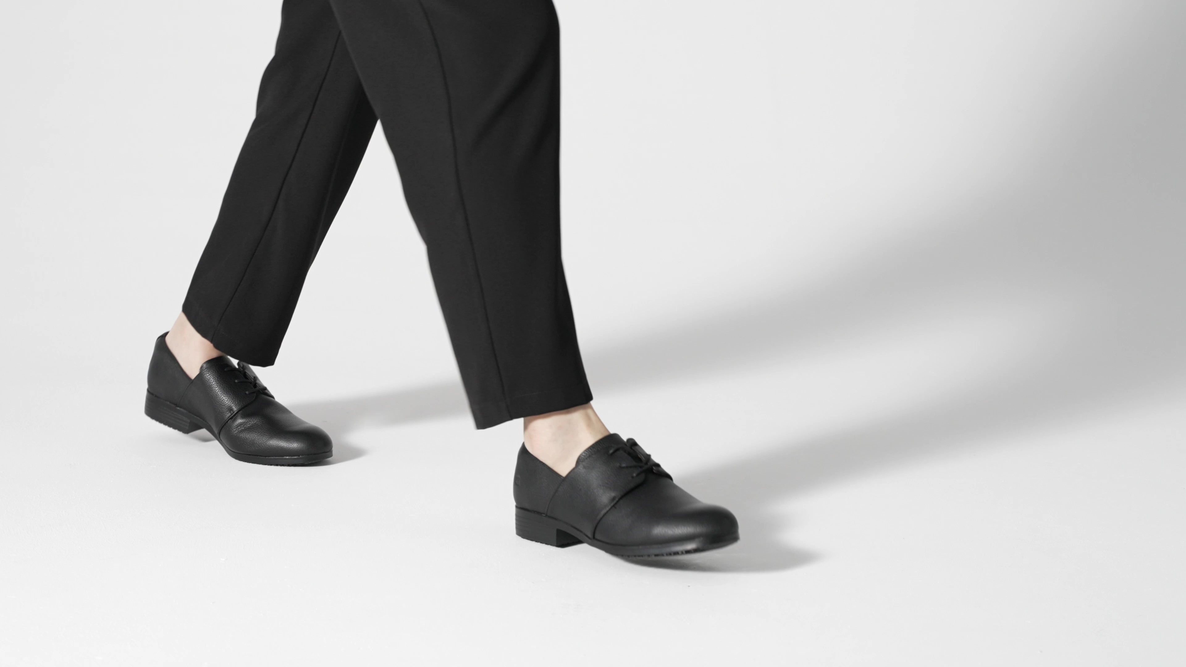 The Madison III from Shoes For Crews is an slip-resistant dress shoe designed to provide safety and security, product video.