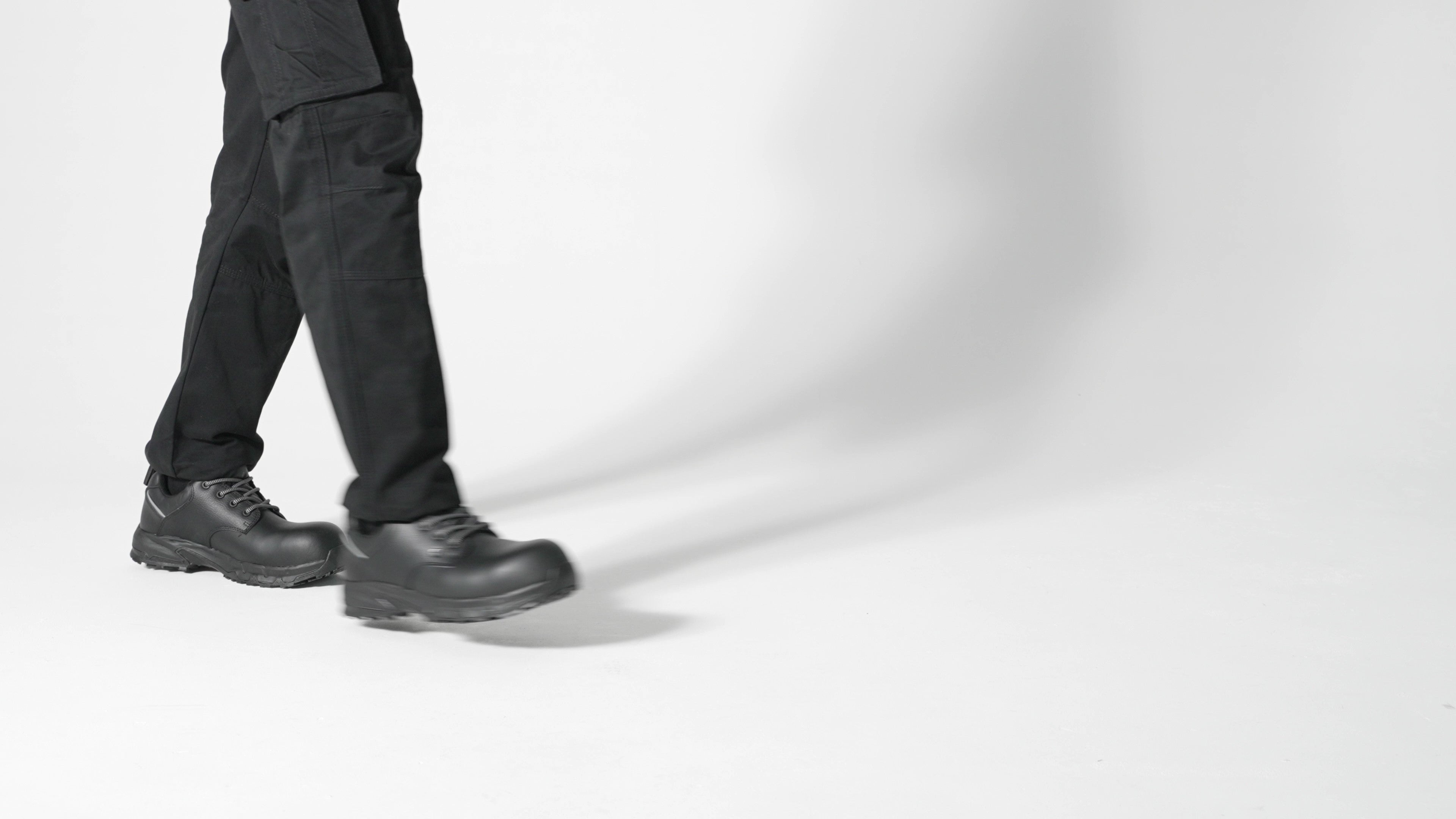 The Forkhill Black from Shoes For Crews is a slip-resistant safety shoe with a clog-resistant sole featuring our Tripguard technology, product video.